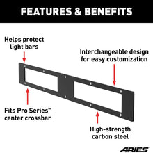 ARIES PC10OB Pro Series 30-Inch Black Steel Grille Guard Light Bar Cover Plate