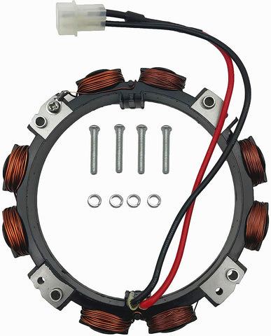 Autu Parts 592831 Alternator Stator for Briggs & Stratton Ring Ignition Coil (Dual Circuit) 696459 393800 691063 393474 Lawn and Garden Equipment Engine Alternator