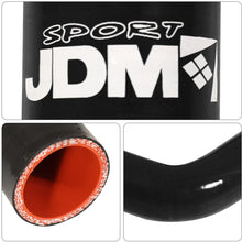 For Nissan 240SX S13 S14 S15 SR20DET SR20 JDM 3 Ply Nylon Silicone Radiator Coolant Hose Pipe Kit Black