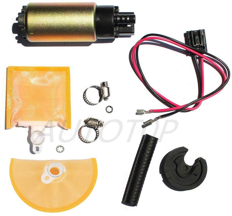 AUTOTOP New High Performance Universal Electric Intank Fuel Pump with Installation Kit For Multiple Models E8213