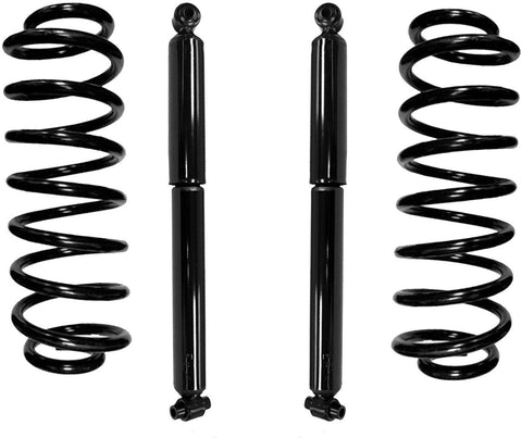 Elite 65240C Rear Coil Spring Replacing Air Spring Conersion Kit Including Shocks