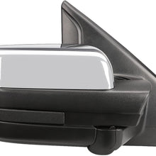 DNA Motoring TWM-019-T222-CH-R Towing Side Mirror (Right/Passenger Side) [For 04-14 Ford F150]