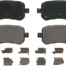Wagner QuickStop ZD1021 Ceramic Disc Pad Set, Rear