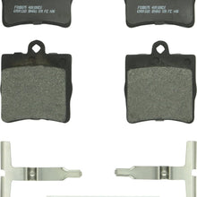 Bosch BP779 QuietCast Premium Semi-Metallic Disc Brake Pad Set For Select Chrysler Crossfire; Mercedes-Benz C200, C230, C240, C280, CL200, CL230, SLK230, SLK280, SLK300, SLK320; Rear