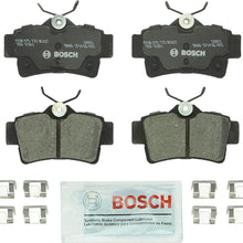 Bosch BC627 QuietCast Premium Ceramic Disc Brake Pad Set For Ford: 1994-2004 Mustang; Panoz: 1999-2000 AIV Roadster, 2001-2007 Esperante; Rear