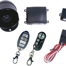 K9 MUNDIALSSX 1-Way Car Alarm Security System with 16 Programmable Features