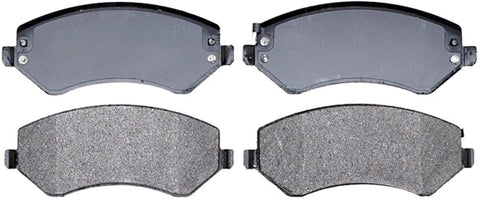 ACDelco 14D856M Advantage Semi-Metallic Front Disc Brake Pad Set with Wear Sensor