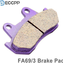 ECCPP Front and Rear Carbon Fiber Brake Pads for Honda GL 1500 Goldwing 1500 SE L 1988-2000
