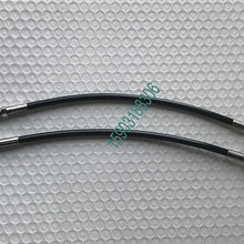 WHWEI Covered Motorcycle Brake Oil Hose Line Stainless Steel Braided PTFE Pipe with Hexagonal Joint and Outer Filament (Color : 40cm)
