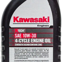 Kawasaki 12PK Quart Genuine OEM 4 Cycle Engine Oil K-TECH SAE 10W-30 99969-6081