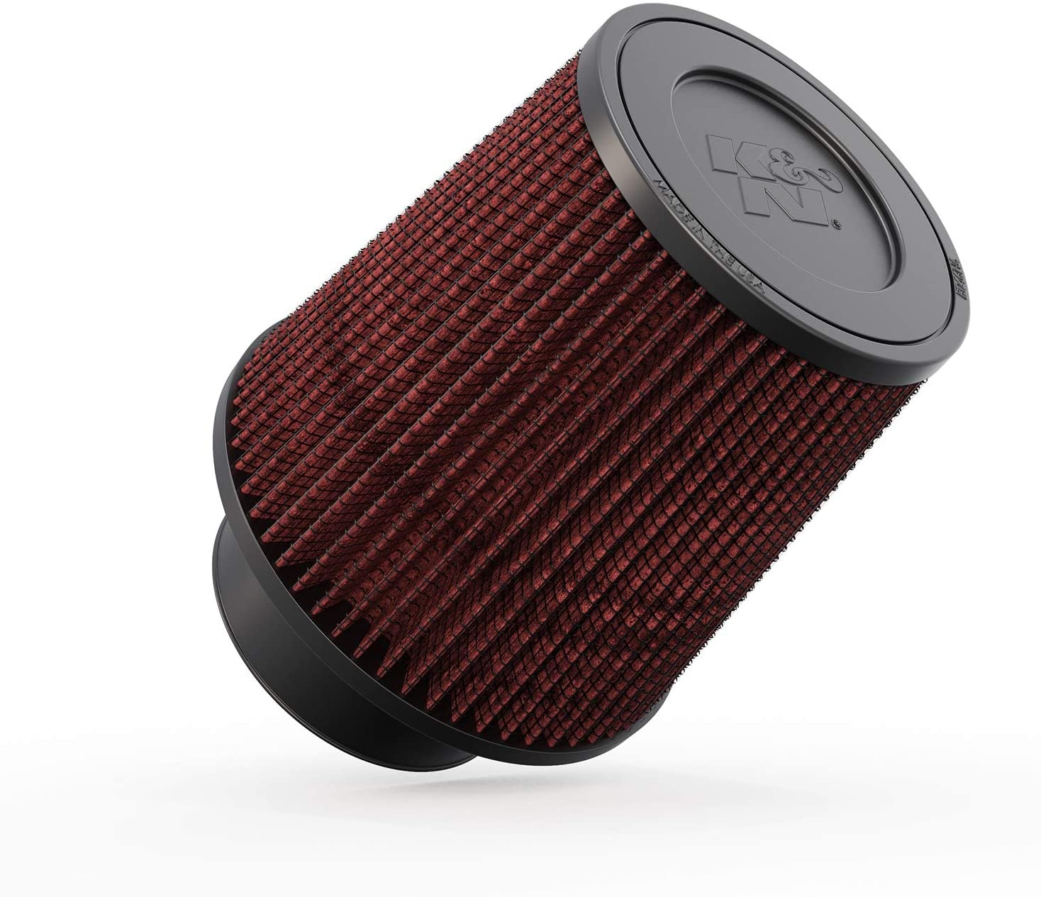 K&N Universal Clamp-On Air Filter: High Performance, Premium, Washable, Replacement Filter: Flange Diameter: 3.5 In, Filter Height: 6 In, Flange Length: 1.75 In, Shape: Round Tapered, RE-0950