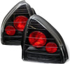 Spyder 5005229 Honda Prelude 92-96 Euro Style Tail Lights - Black (Black)