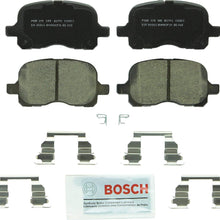Bosch BC741 QuietCast Premium Ceramic Disc Brake Pad Set For 1998-2002 Chevrolet Prizm and 1998-2002 Toyota Corolla; Front