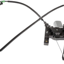Dorman 741-691 Front Passenger Side Power Window Motor and Regulator Assembly for Select Models, Black