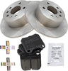 Rear Ceramic Brake Pads & Rotors Kit for Saturn L Series Saab 900 9-3