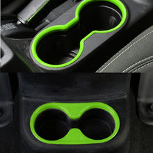 E-cowlboy 18 PCS Full Set Interior Decoration Trim Kit,Interior Door Handle Cover Trim,Air Conditioning Vent Cover Trim, Copilot Handle Cover Trim for Jeep Wrangler JK JKU 2011-2018 4-Door