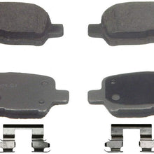 Wagner ThermoQuiet PD999 Ceramic Disc Pad Set With Installation Hardware, Rear