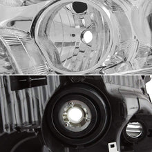 For 2008 2009 2010 2011 2012 4-Door Sedan Honda Accord Chrome Clear Driver & Passenger Side Headlights lamps