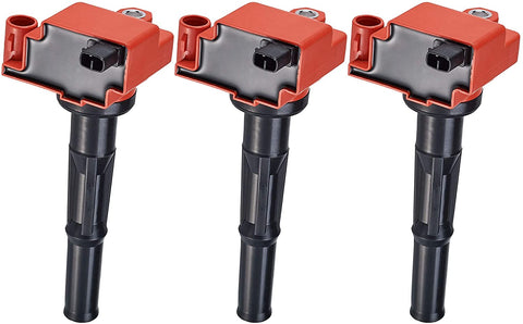 ENA Pack of 3 Direct Ignition Coil compatible with Toyota 3.4L V6 1995-1998 T100 2000-2004 Tundra