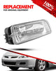 Torchbeam Fog Lights for 2006-2007 Honda Accord 4DR Sedan, Replacement Fog Light Assembly for 2006-2007 Honda Accord 4DR Sedan Only, H11 12V 55W Halogen Bulbs, Clear Lens