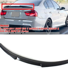 NO7RUBAN Rear Spoiler Fits for 2008-2012 BMW E90 M3 Sedan & 2006-2011 E90 3 Series Sedan Carbon Fiber Style Trunk Spoiler Wing M4 Type