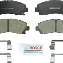 Bosch BC1102 QuietCast Premium Ceramic Disc Brake Pad Set For: Acura TL; Honda Ridgeline, Front