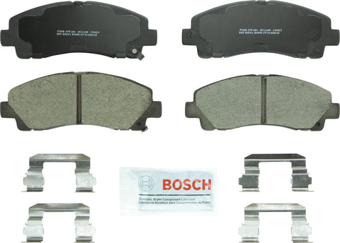 Bosch BC1102 QuietCast Premium Ceramic Disc Brake Pad Set For: Acura TL; Honda Ridgeline, Front