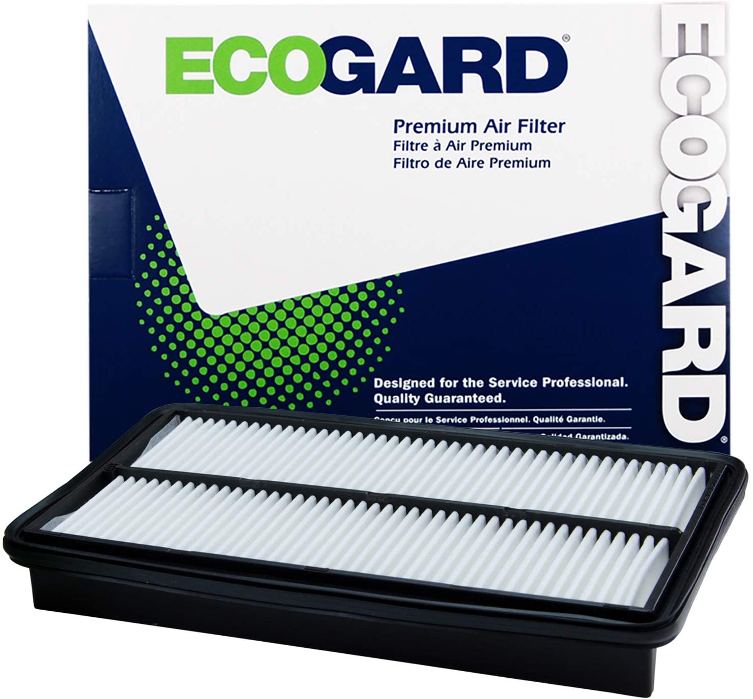ECOGARD XA5651 Premium Engine Air Filter Fits Honda Odyssey 3.5L 2005-2010, Pilot 3.5L 2009-2015 | Acura MDX 3.7L 2007-2009
