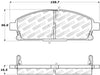 StopTech 309.06910 Street Performance Front Brake Pad