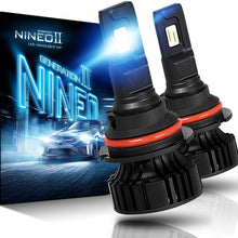 NINEO 9007 LED Headlight Bulbs | CREE Chips 12000Lm 6500K Extremely Bright All-in-One Conversion Kit | 360 Degree Adjustable Beam Angle