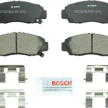 Bosch BC1506 QuietCast Premium Ceramic Disc Brake Pad Set For 2012-2014 Acura TSX and 2011-2012 Honda Accord; Front