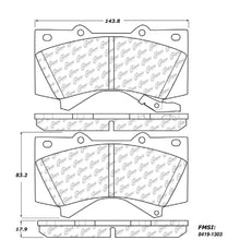 Centric (102.13030) Brake Pad, Metallic