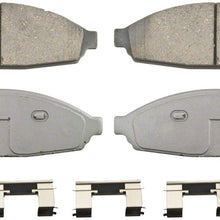 Wagner ThermoQuiet QC931 Ceramic Disc Pad Set With Installation Hardware, Front