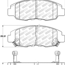 StopTech 305.07640 Street Select Brake Pads with Hardware
