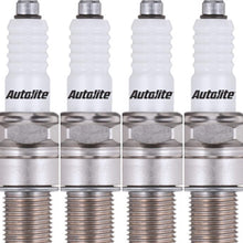 Autolite 404-4PK Copper Resistor Spark Plug, 4 Pack