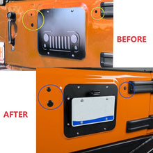 buyinhouse 3pc for Wrangler JK 2007-2018, Black Tailgate Durable Rubber Plugs Set, Tramp Stamp Tire Carrier Delete Removable Snug Rubber