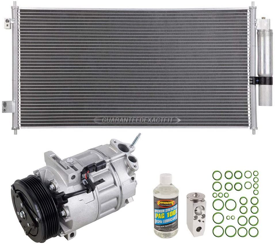For Nissan Sentra 2007-20012 AC Compressor w/A/C Condenser & Repair Kit - BuyAutoParts 60-80538R6 New