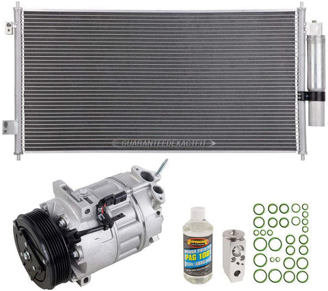 For Nissan Sentra 2007-20012 AC Compressor w/A/C Condenser & Repair Kit - BuyAutoParts 60-80538R6 New