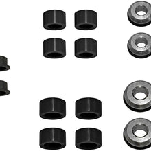 SuperATV Heavy Duty UHMW A-Arm/Control Arm Bushing Kit for OE Arms for Polaris RZR 900/900 4/900 S / 1000 S (2016 ONLY) - Front and Rear - Much Stronger Than Stock!