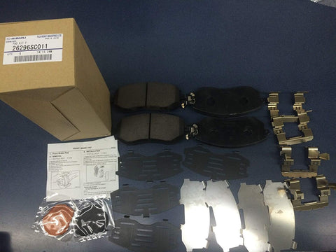 Subaru Genuine OEM 26296SC011 Subaru Forester Legacy Outback Impreza Brz Crosstrek Front Brake Pad 26296SC011 Set 2010 TO 2016