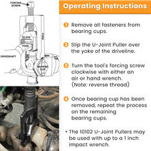 E-cowlboy U Joint Pullers Heavy Duty (Class 6-8) 10102 Universal Heavy Duty U-Joint Puller and 5192 Heavy-Duty Bearing Cup Installer