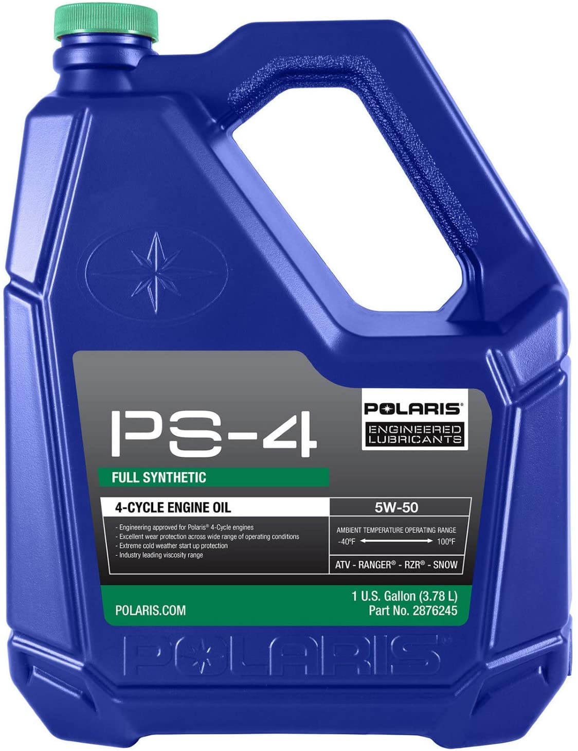 Genuine Polaris PS-4 Full Synthetic Oil 5W-50-1 GALLON - 2876245
