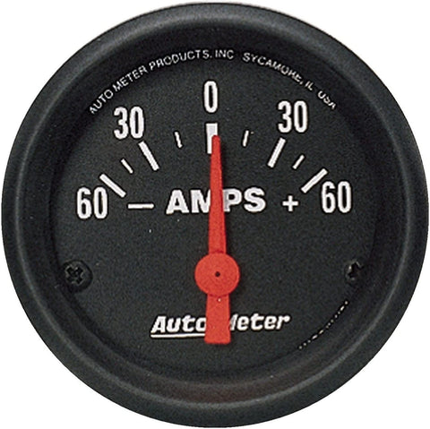 AUTO METER 2644 Z-Series Electric Ammeter Gauge,2.3125 in.