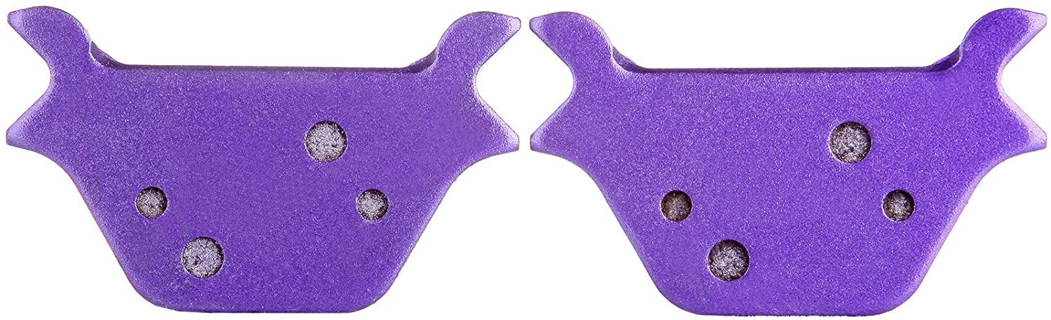 OCPTY Carbon Fiber Brake Pads Fit for 1997 1998 1999 Harley-Davidson Heritage Springer Anniversary FLSTS Heritage Springer EFI FLSTSI Heritage Springer FLSTS