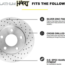 Hart Brakes Rear Drilled Rotors + Ceramic Brake pads PHXR.03003.02