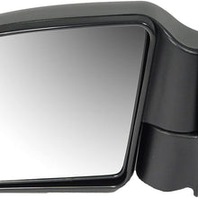 Dorman 955-066 Driver Side Manual Door Mirror - Folding for Select Chevrolet / GMC Models, Black