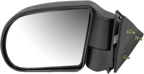 Dorman 955-066 Driver Side Manual Door Mirror - Folding for Select Chevrolet / GMC Models, Black