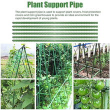 Nanle Steel Stove Pipe, Plant Greenhouse Pipe,Steel Pipe,Support Plant Covers, Frost Protection Covers and Mini Greenhouses 60cm (Without Cover)