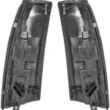 Aftermarket Replacement Set Tail Lights with Bulb Sockets & Connector Plate Compatible with 88-99 Pickup 00 2500/3500 C/K Old Body Style Truck