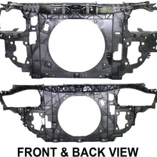Radiator Support Assembly Compatible with 2009-2018 Dodge Journey Black Composite